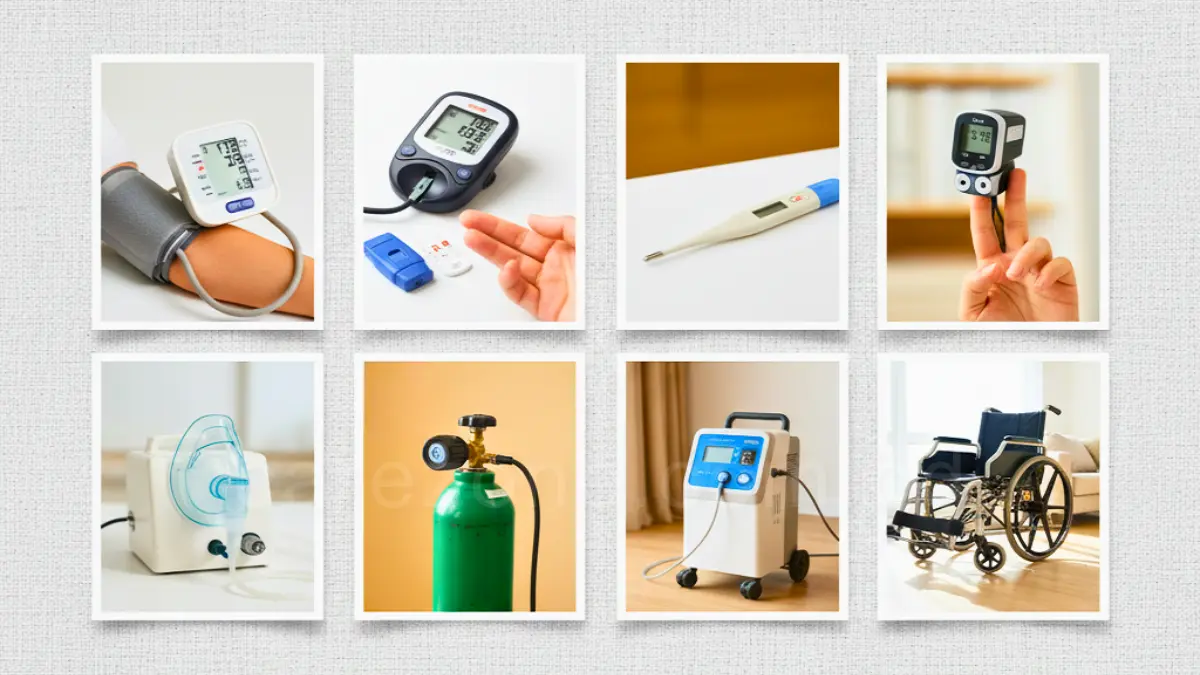 medical equipment list