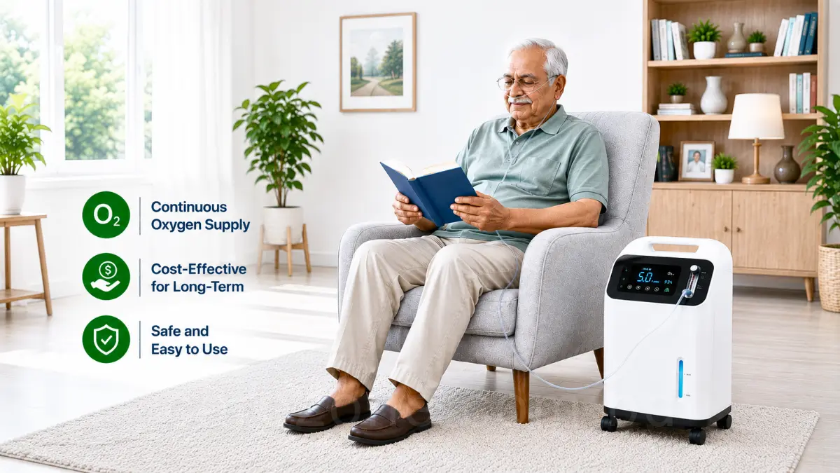 benefits of using an oxygen concentrator